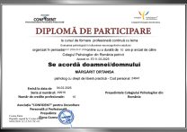 Diploma Evaluarea psihologică în tulburarea neurocognitivă a adultului